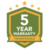 5 year warranty
